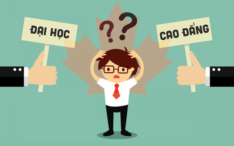 Tiếp tục học lên cao đẳng, đại học