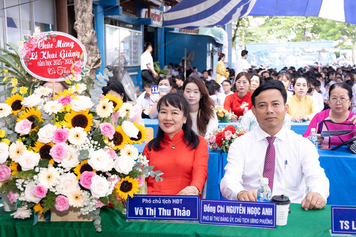 Cô Võ Thị Thu Thảo - Phó chủ tịch HĐT