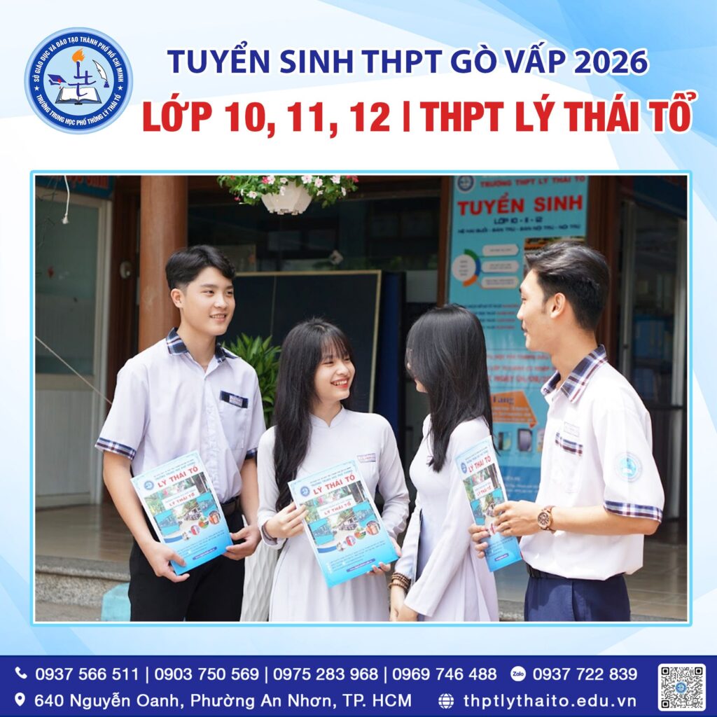 Tuyển Sinh THPT Gò Vấp 2026 – Lớp 10, 11, 12